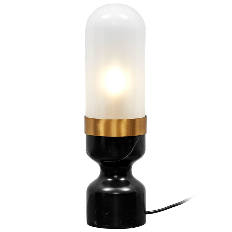 Настольная лампа Arun Lamp Черный Белый Золотой Настольная лампа Arun Lamp Черный Белый Золотой в Барнауле | Loft Concept