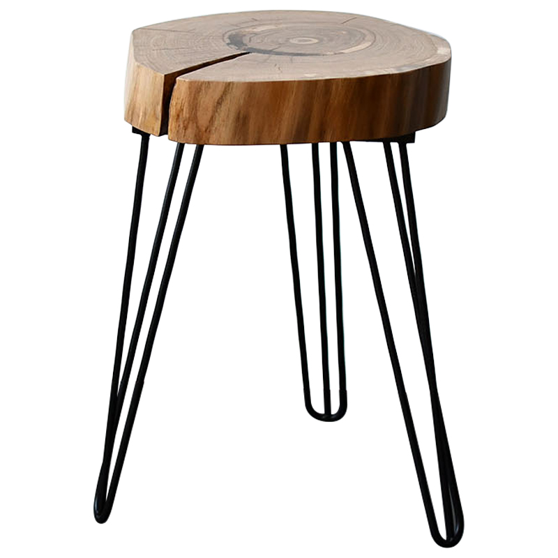 Приставной стол Morley Industrial Metal Rust Side Table Светлый дуб Черный Приставной стол Morley Industrial Metal Rust Side Table Светлый дуб Черный в Барнауле | Loft Concept