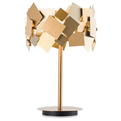 Настольная лампа Gold Plate Table Lamp Настольная лампа Gold Plate Table Lamp в Барнауле | Loft Concept