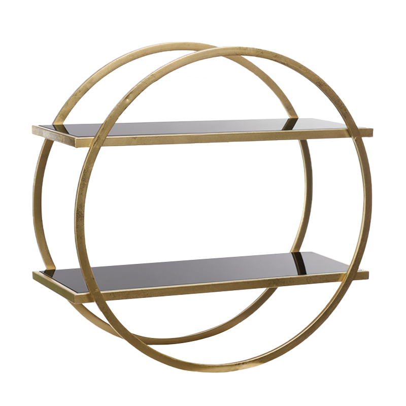 Полка Circle Gold Золотой Желтый Полка Circle Gold Золотой Желтый в Барнауле | Loft Concept