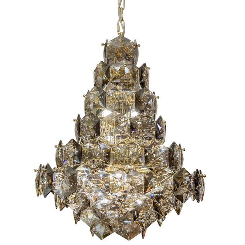 Люстра Tiers Crystal Light Chandelier Smoky 54 Золотой Дымчатый (Smoke) Люстра Tiers Crystal Light Chandelier Smoky 54 Золотой Дымчатый (Smoke) в Барнауле | Loft Concept