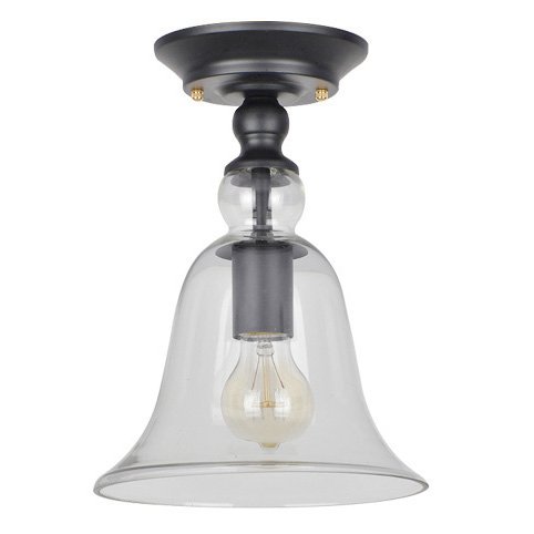 Потолочный светильник колокольчик Glass Bluebell Top Потолочный светильник колокольчик Glass Bluebell Top в Барнауле | Loft Concept