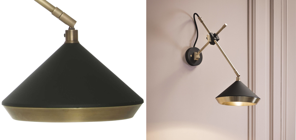 Бра Bert Frank SHEAR SHEAR WALL LIGHT Черный Бра Bert Frank SHEAR SHEAR WALL LIGHT Черный - Loft-Concept в Барнауле