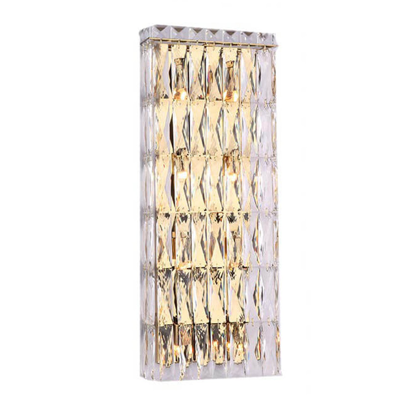 Бра Crystal Regena Gold Wall Lamp 8 Золотой Прозрачный (Transparent) в Барнауле | Loft Concept 