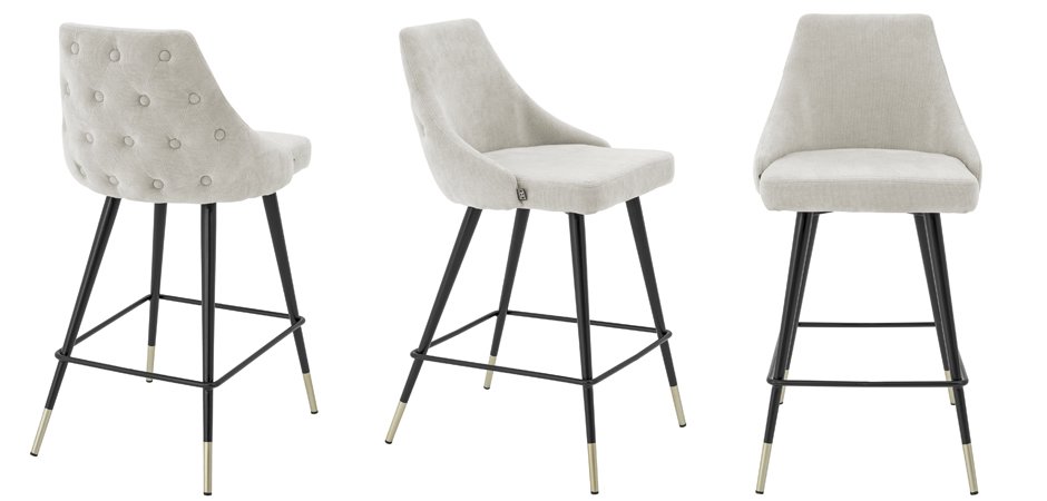 Полубарный стул Eichholtz Counter Stool Cedro Sand Полубарный стул Eichholtz Counter Stool Cedro Sand - Loft-Concept в Барнауле
