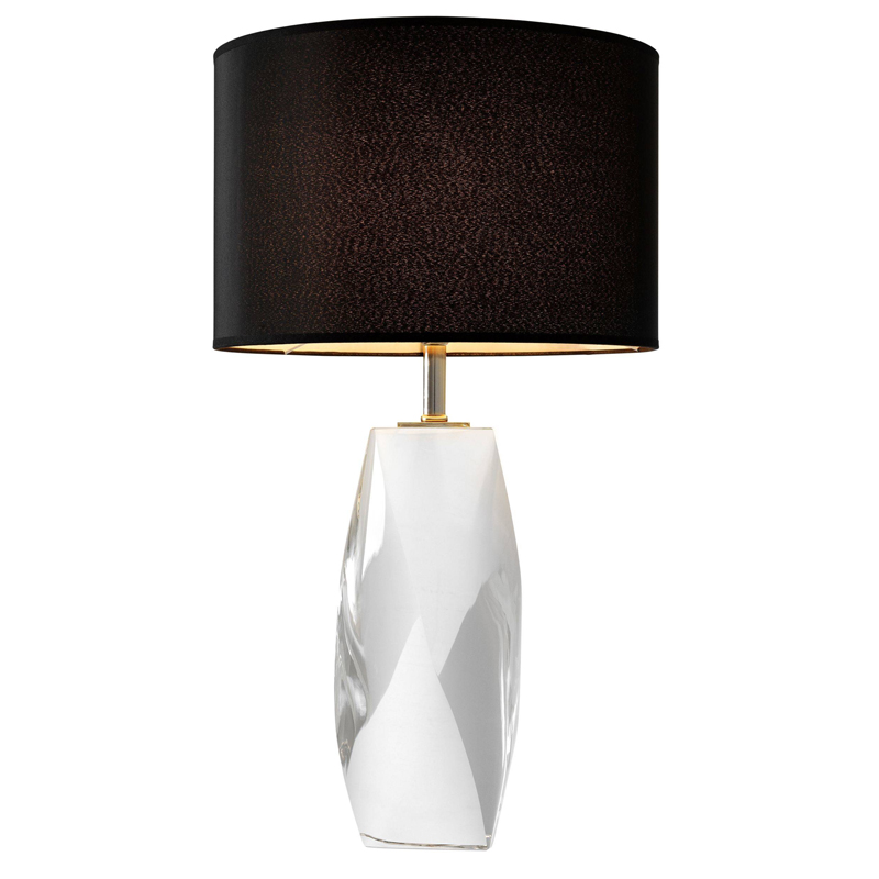 Настольная лампа Eichholtz Table Lamp Titan Кристалл (Crystal) Черный Настольная лампа Eichholtz Table Lamp Titan Кристалл (Crystal) Черный в Барнауле | Loft Concept