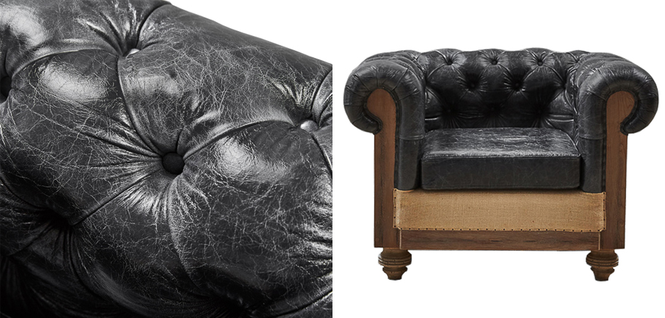 Кресло Deconstructed Chesterfield Armchair Кресло Deconstructed Chesterfield Armchair - Loft-Concept в Барнауле