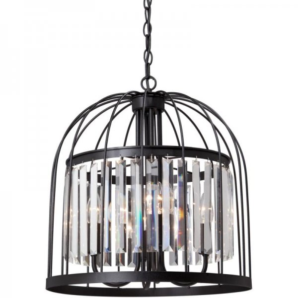 Люстра Birdcage Chandelier Fountain Black Люстра Birdcage Chandelier Fountain Black в Барнауле | Loft Concept