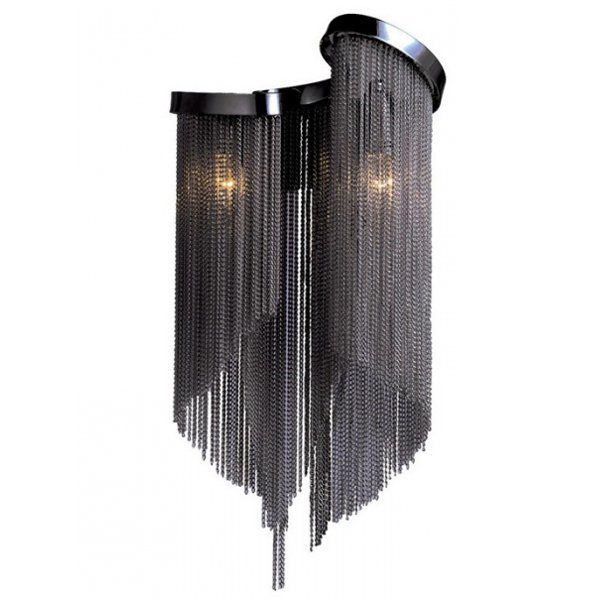 Бра Atlantis Chain Wall lamp Black Темный хром Бра Atlantis Chain Wall lamp Black Темный хром в Барнауле | Loft Concept