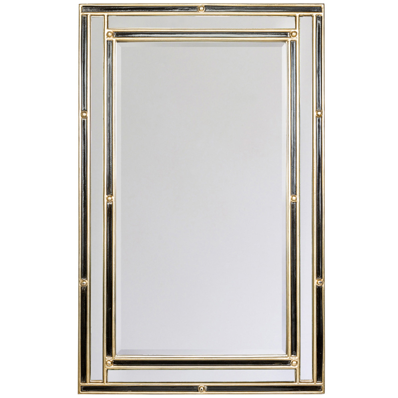 Зеркало Cambefort Mirror Зеркало Черный матовое золото Зеркало Cambefort Mirror Зеркало Черный матовое золото в Барнауле | Loft Concept