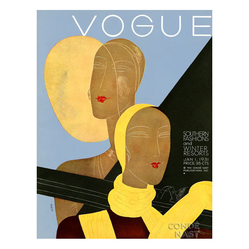 Постер Vogue Retro Мульти Постер Vogue Retro Мульти в Барнауле | Loft Concept