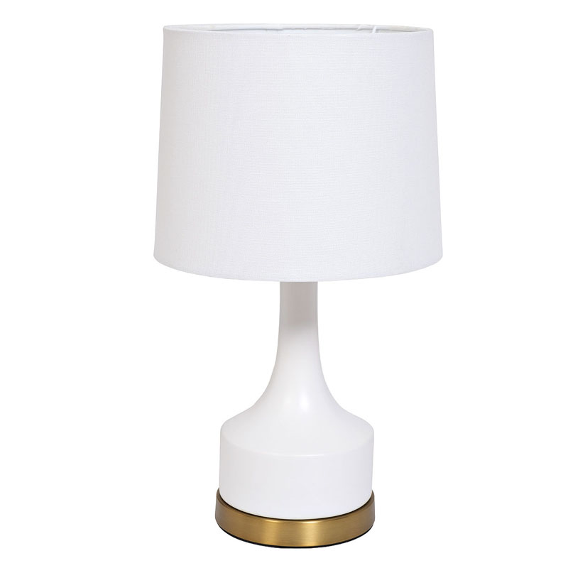 Настольная лампа Fontaine Table Lamp Золотой Белый в Барнауле | Loft Concept 
