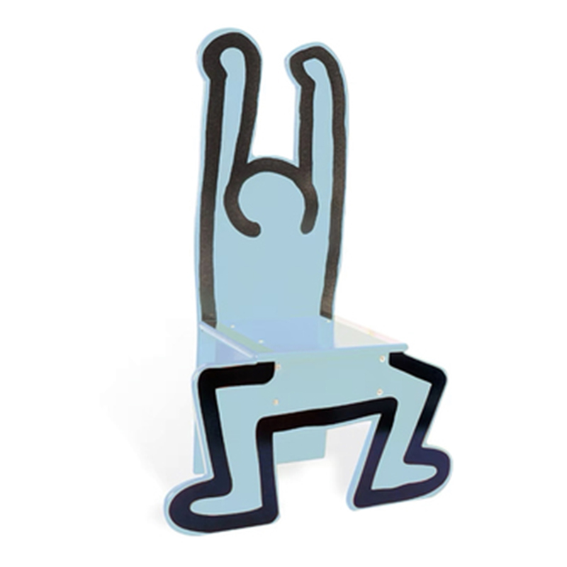 Детский стул Chaise Keith Haring Dancer Vilac Голубой Голубой Детский стул Chaise Keith Haring Dancer Vilac Голубой Голубой в Барнауле | Loft Concept