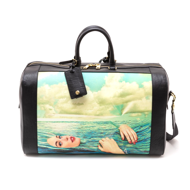 Сумка-дафл Seletti Seagirl Черный Голубой Сумка-дафл Seletti Seagirl Черный Голубой в Барнауле | Loft Concept