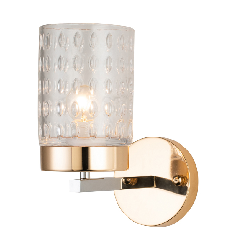 Бра Didian Sconce Глянцевое золото Хром Прозрачный Бра Didian Sconce Глянцевое золото Хром Прозрачный в Барнауле | Loft Concept
