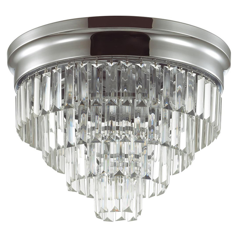 Хрустальная потолочная люстра Crystal Fountain Maxi Хром Хром Хрустальная потолочная люстра Crystal Fountain Maxi Хром Хром в Барнауле | Loft Concept