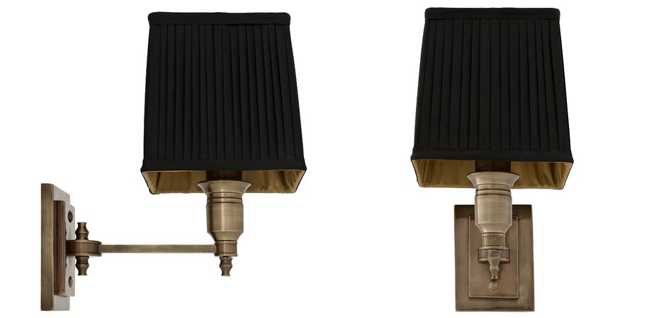 Бра Wall Lamp Lexington Single Brass+Black Бра Wall Lamp Lexington Single Brass+Black - Loft-Concept в Барнауле