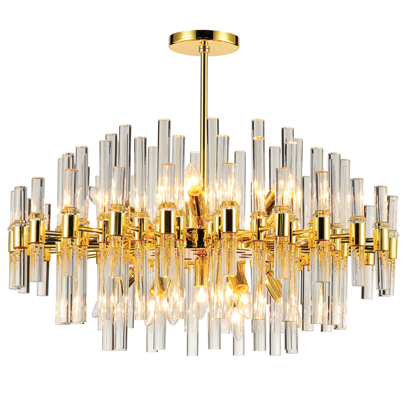 Люстра Luxxu Chandelier 80 Глянцевое золото Прозрачный Люстра Luxxu Chandelier 80 Глянцевое золото Прозрачный в Барнауле | Loft Concept