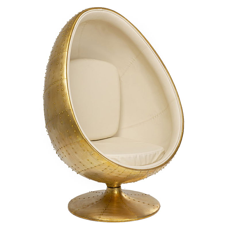 Кресло Copper Egg Медь Молочный Кресло Copper Egg Медь Молочный в Барнауле | Loft Concept