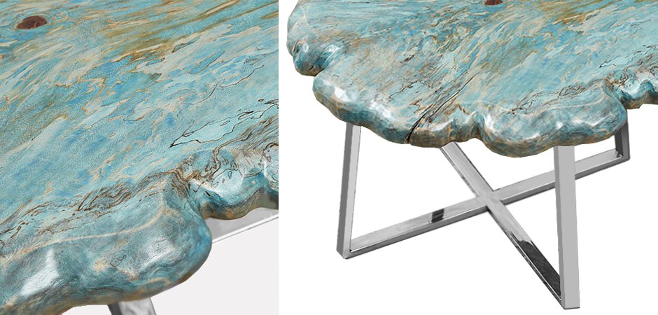 Приставной стол Melted Turquoise Приставной стол Melted Turquoise - Loft-Concept в Барнауле