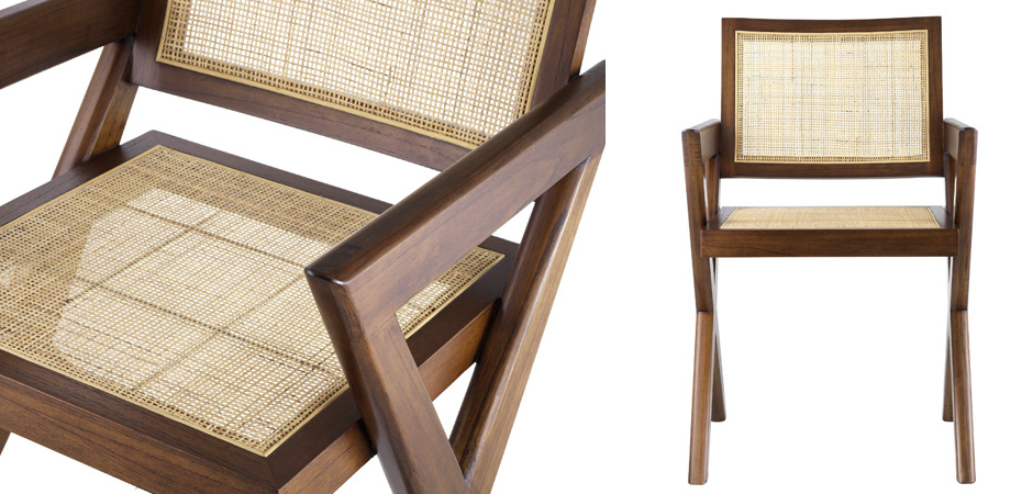 Стул Eichholtz Dining Chair Augustin brown Стул Eichholtz Dining Chair Augustin brown - Loft-Concept в Барнауле