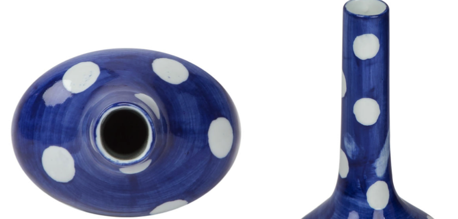 Ваза-бутылка blue & white ornament Point Bottle Ваза-бутылка blue & white ornament Point Bottle - Loft-Concept в Барнауле