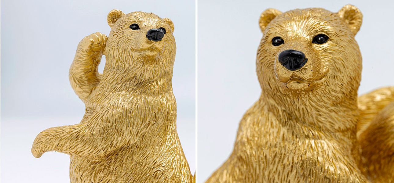 Статуэтка золотая Friendly Bears - фото №2