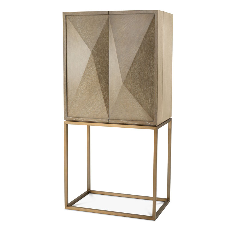Шкаф для вина Eichholtz WINE CABINET HIGHLAND Белый дуб Шкаф для вина Eichholtz WINE CABINET HIGHLAND Белый дуб в Барнауле | Loft Concept