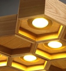 Люстра Honeycomb 7 Loft Wooden Ecolight Люстра Honeycomb 7 Loft Wooden Ecolight