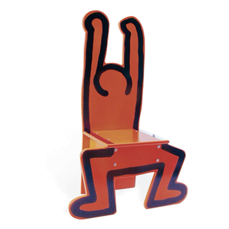 Детский стул Chaise Keith Haring Dancer Vilac Красный Красный Детский стул Chaise Keith Haring Dancer Vilac Красный Красный в Барнауле | Loft Concept