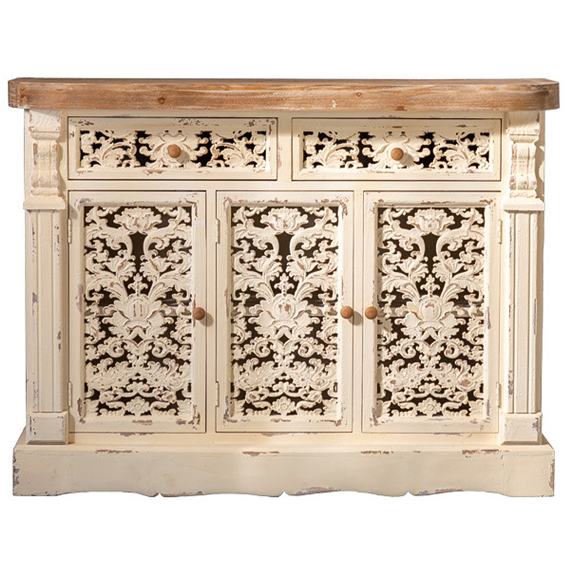 Комод Amorette Chest of Drawers Древесина Бежевый Комод Amorette Chest of Drawers Древесина Бежевый в Барнауле | Loft Concept