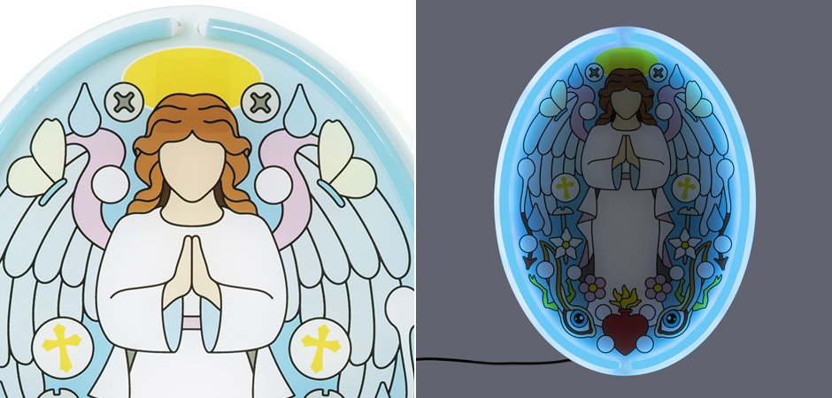 Бра Seletti Gospel Led Signs Angel Gabriel Бра Seletti Gospel Led Signs Angel Gabriel - Loft-Concept в Барнауле