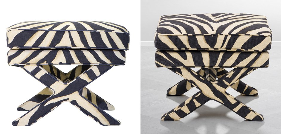 Оттоманка Ottoman Cordoba Zebra Оттоманка Ottoman Cordoba Zebra - Loft-Concept в Барнауле