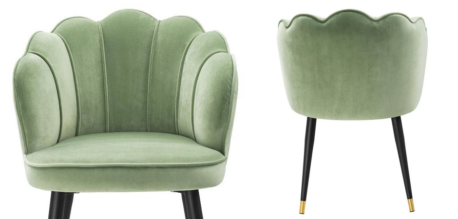 Стул Eichholtz Dining Chair Bristol pistache green Стул Eichholtz Dining Chair Bristol pistache green - Loft-Concept в Барнауле