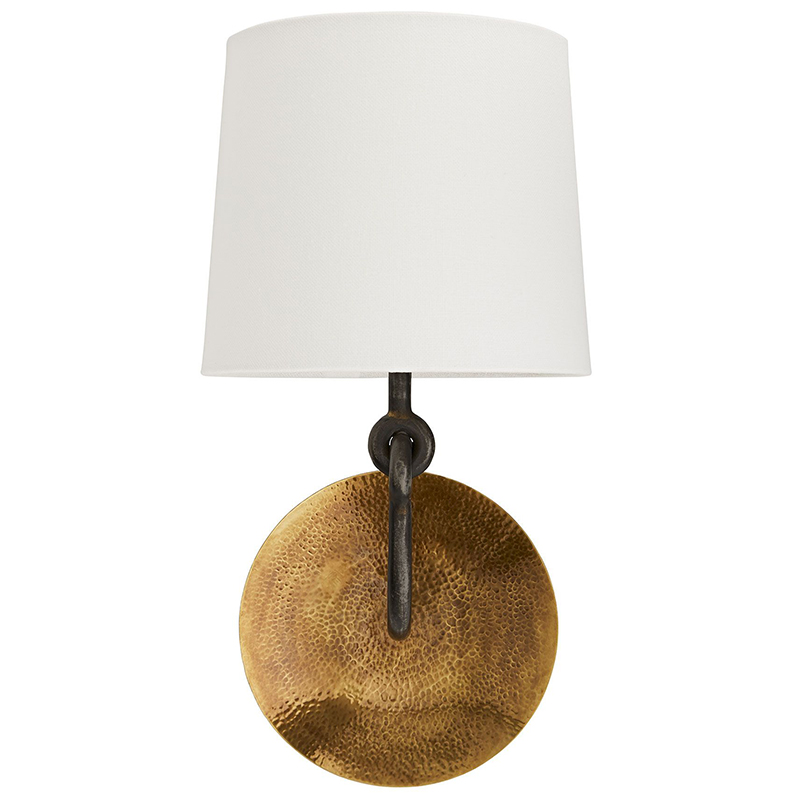 Бра GILES SCONCE Белый Черный Латунь в Барнауле | Loft Concept 