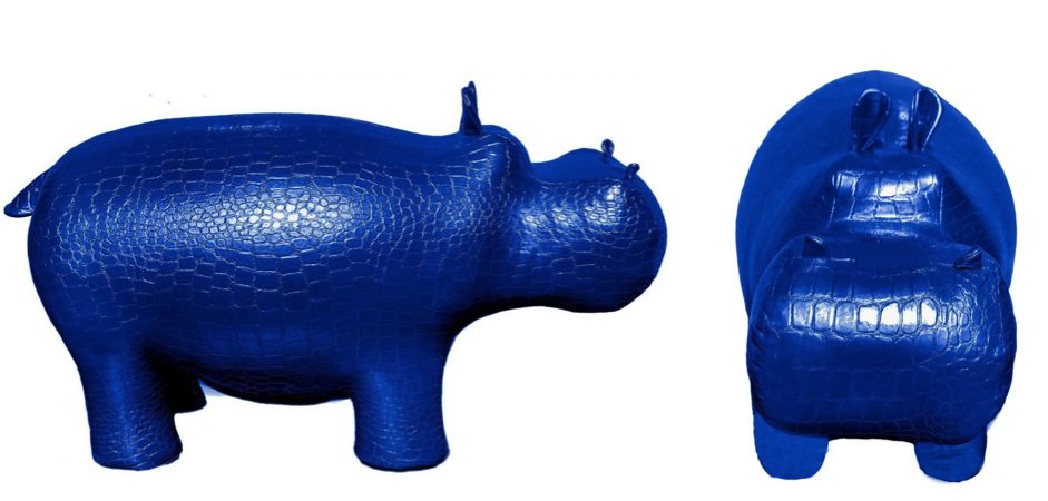 Пуф Бегемот Poof Hippo blue - Loft-Concept в Барнауле