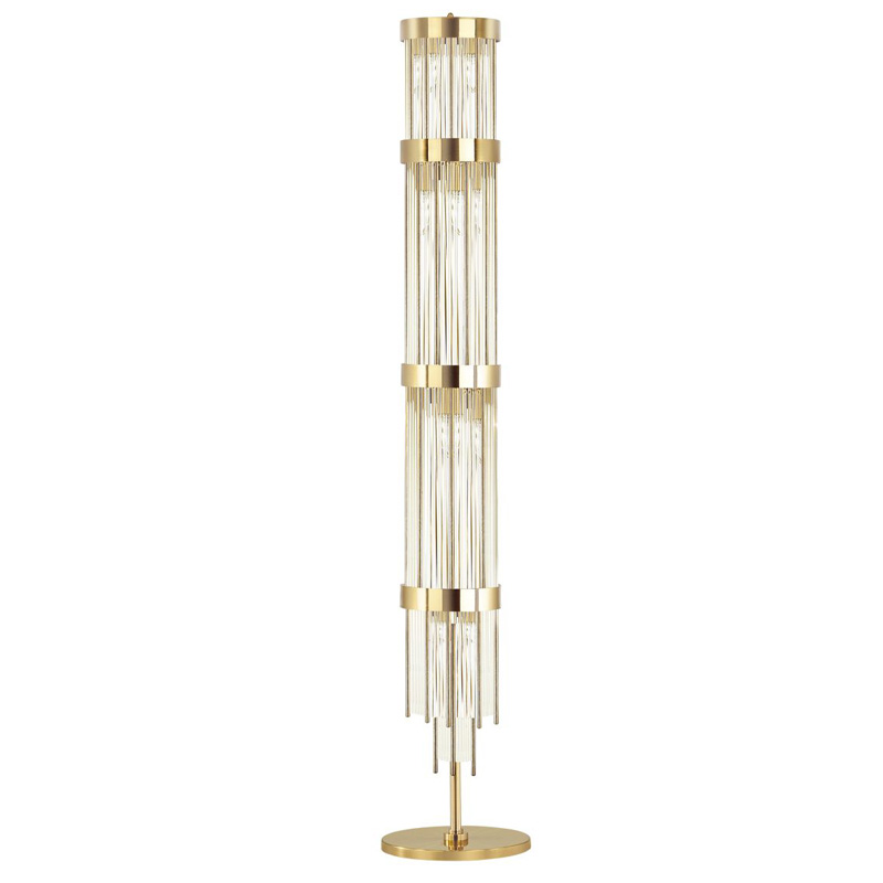 Торшер Niemira Floor lamp Прозрачный (Transparent) Золотой Торшер Niemira Floor lamp Прозрачный (Transparent) Золотой в Барнауле | Loft Concept