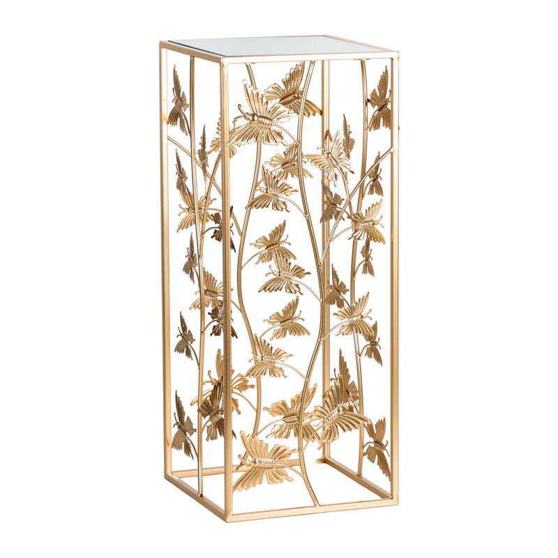 Столик на металлическом основании Golden Butterflies Золотой Столик на металлическом основании Golden Butterflies Золотой в Барнауле | Loft Concept