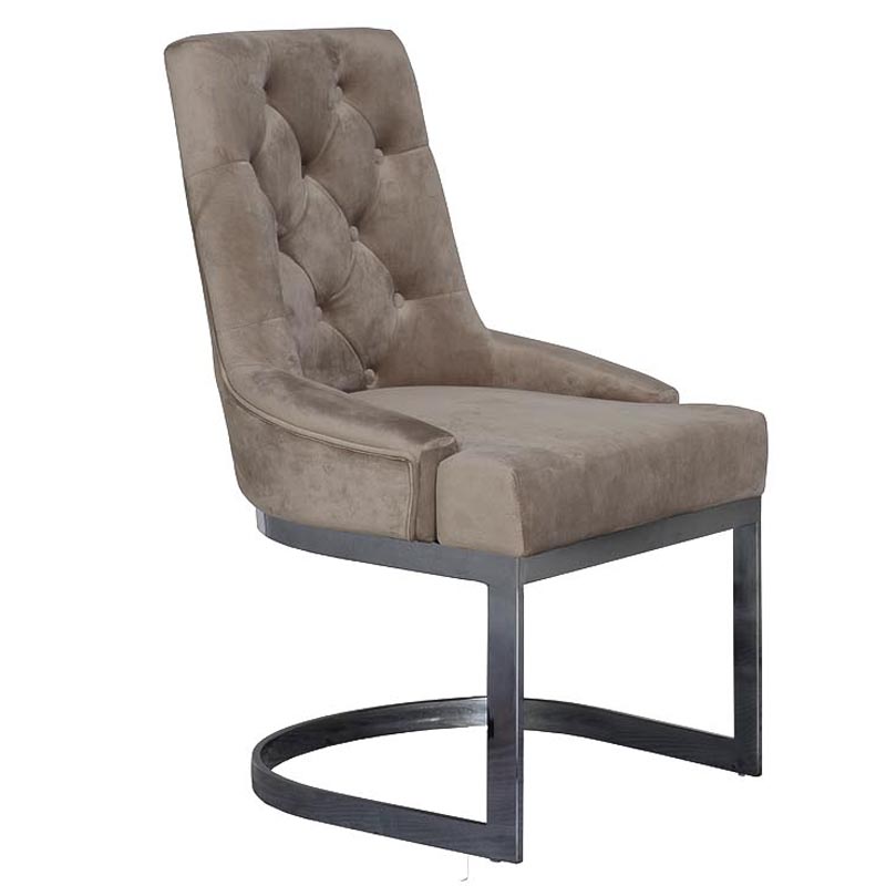 Стул Famos Chair gray Бежево-серый Графит Стул Famos Chair gray Бежево-серый Графит в Барнауле | Loft Concept