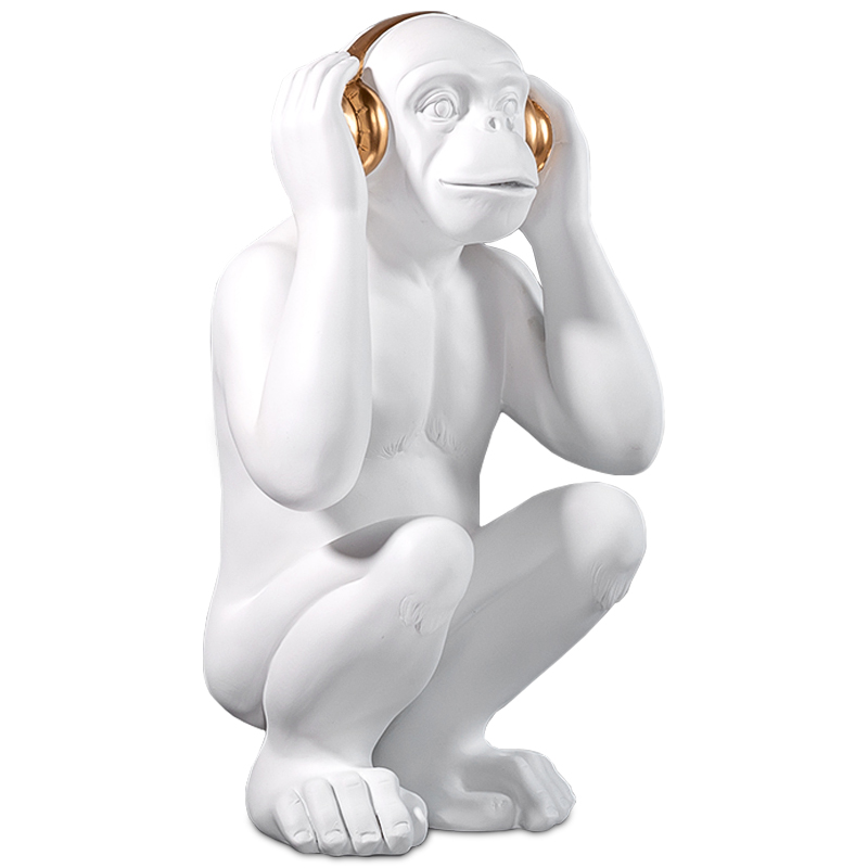 Статуэтка White Monkey Белый Статуэтка White Monkey Белый в Барнауле | Loft Concept