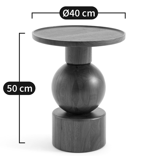 Приставной столик из массива Kobe Dark Wooden Side Table Приставной столик из массива Kobe Dark Wooden Side Table в Барнауле