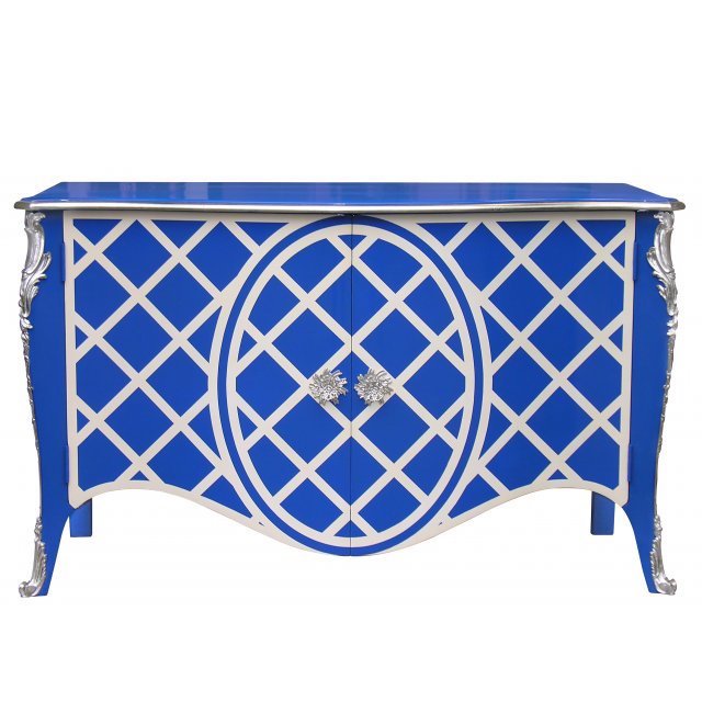 Комод L.XV DRESSER Blue Серебряный Синий Комод L.XV DRESSER Blue Серебряный Синий в Барнауле | Loft Concept