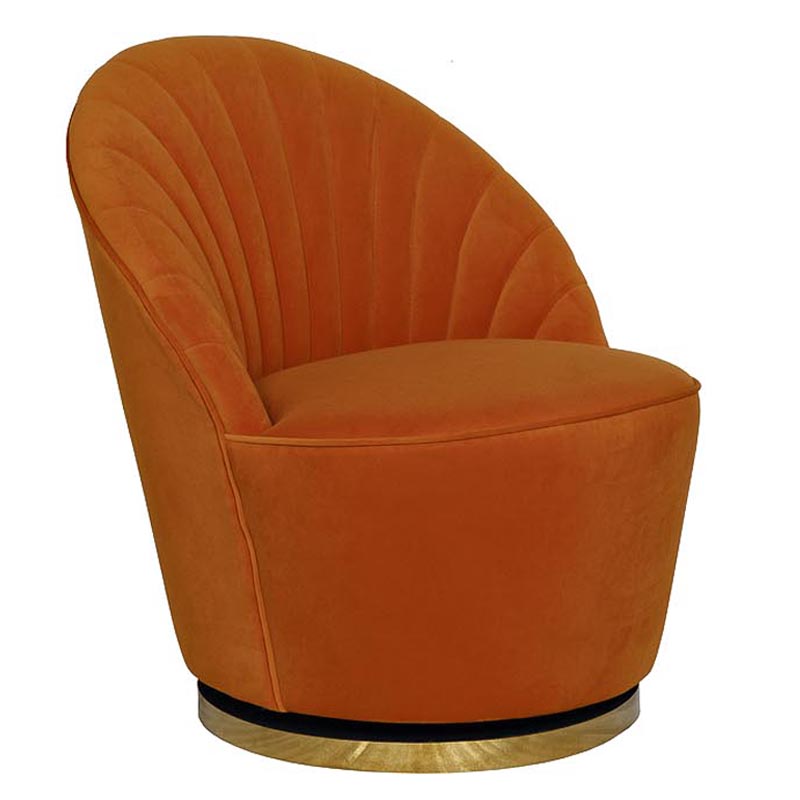 Кресло Gaylen Armchair Оранжевый Кресло Gaylen Armchair Оранжевый в Барнауле | Loft Concept