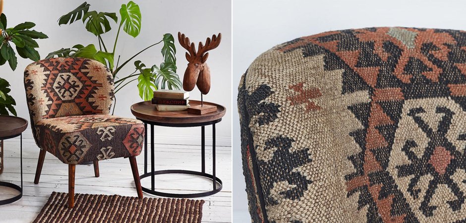 Кресло KELIM Brown Chair Кресло KELIM Brown Chair - Loft-Concept в Барнауле