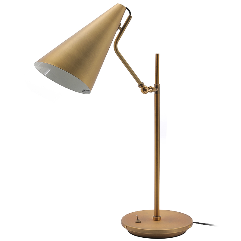 Настольная лампа Tubular Loud Brass Латунь Настольная лампа Tubular Loud Brass Латунь в Барнауле | Loft Concept