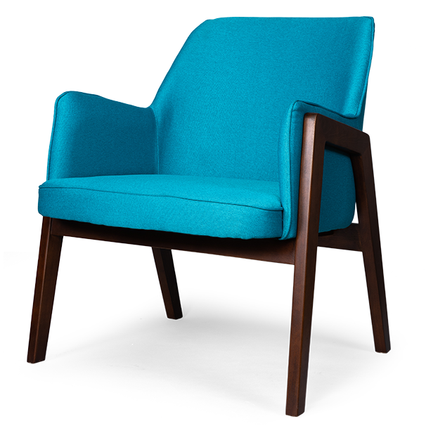 Кресло Gregory light blue Голубой Коричневый Кресло Gregory light blue Голубой Коричневый в Барнауле | Loft Concept