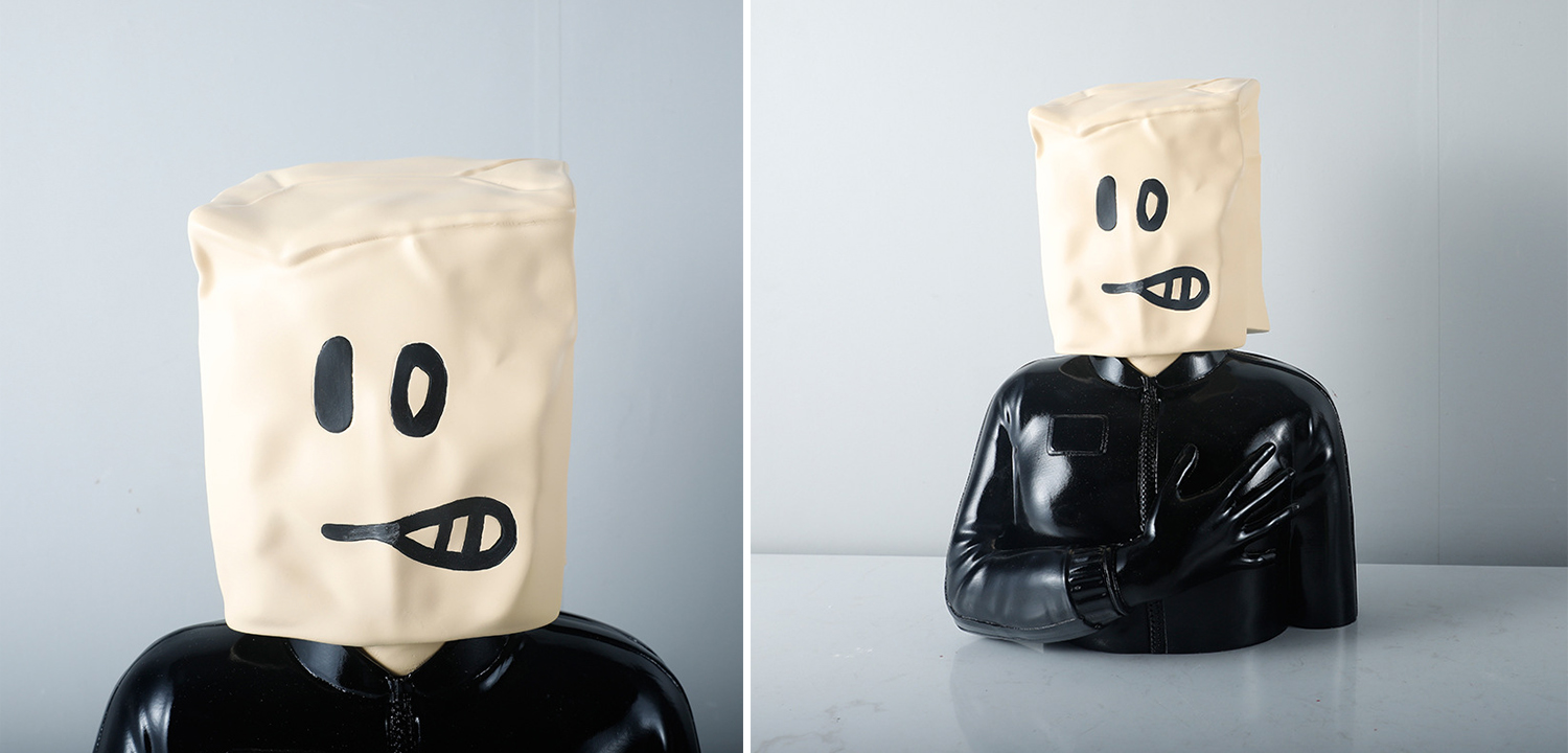 Статуэтка Banksy Package on Head - фото