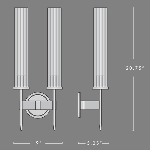 Бра Jonathan Browning ALOUETTE DOUBLE SCONCE Бра Jonathan Browning ALOUETTE DOUBLE SCONCE в Барнауле