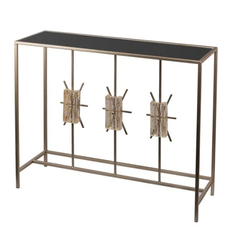 Консоль Console With Decor Золотой Консоль Console With Decor Золотой в Барнауле | Loft Concept