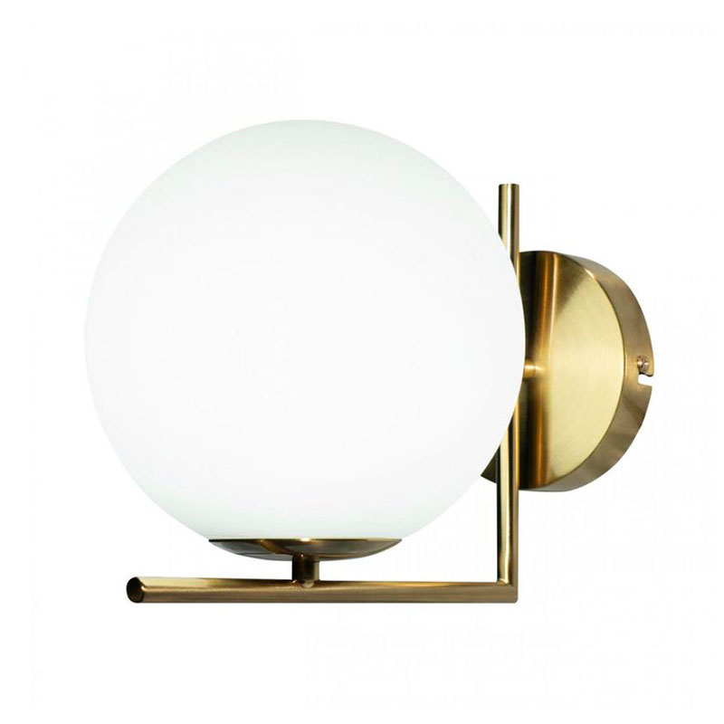 Бра Flos IC Lights Wall Gold Золотой Белый Бра Flos IC Lights Wall Gold Золотой Белый в Барнауле | Loft Concept